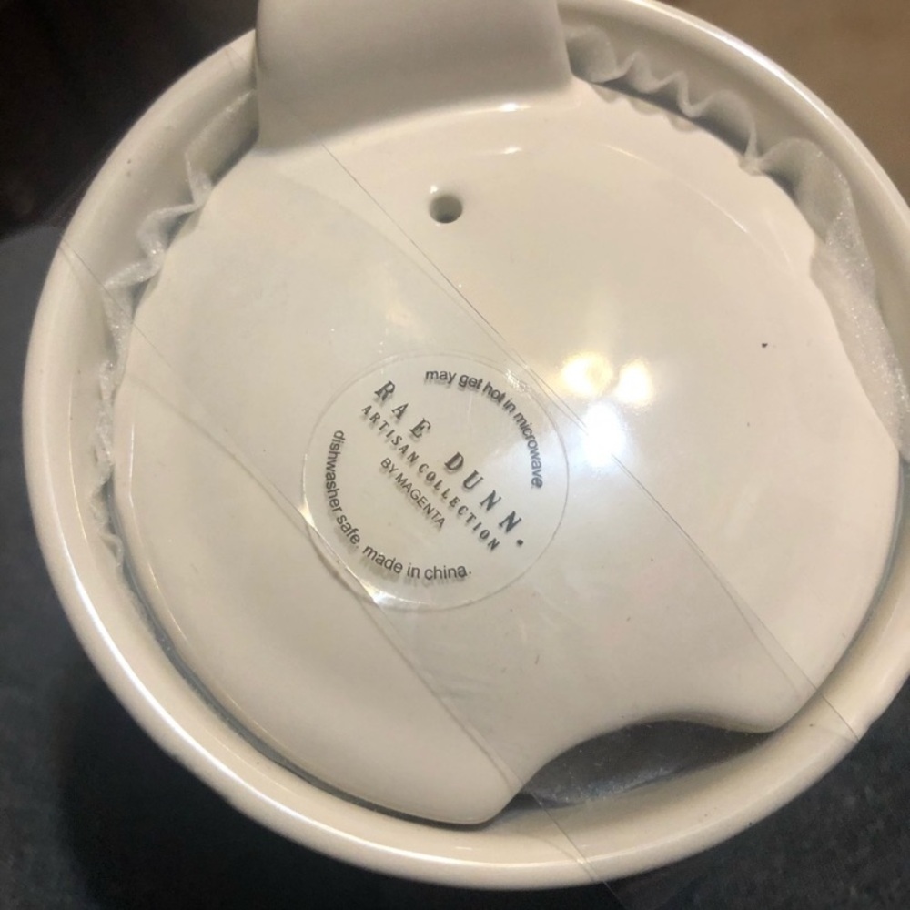 Rae Dunn White and Black Text Insulating Tall Weekday Drink Tumbler Mug Sealed - Picture 4 of 5